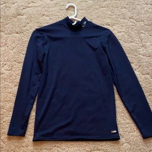 Navy Long Sleeve Compresison Shirt